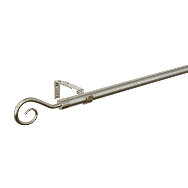 1300 - 2400mm Crook Curtain Rod - Smart Home Products