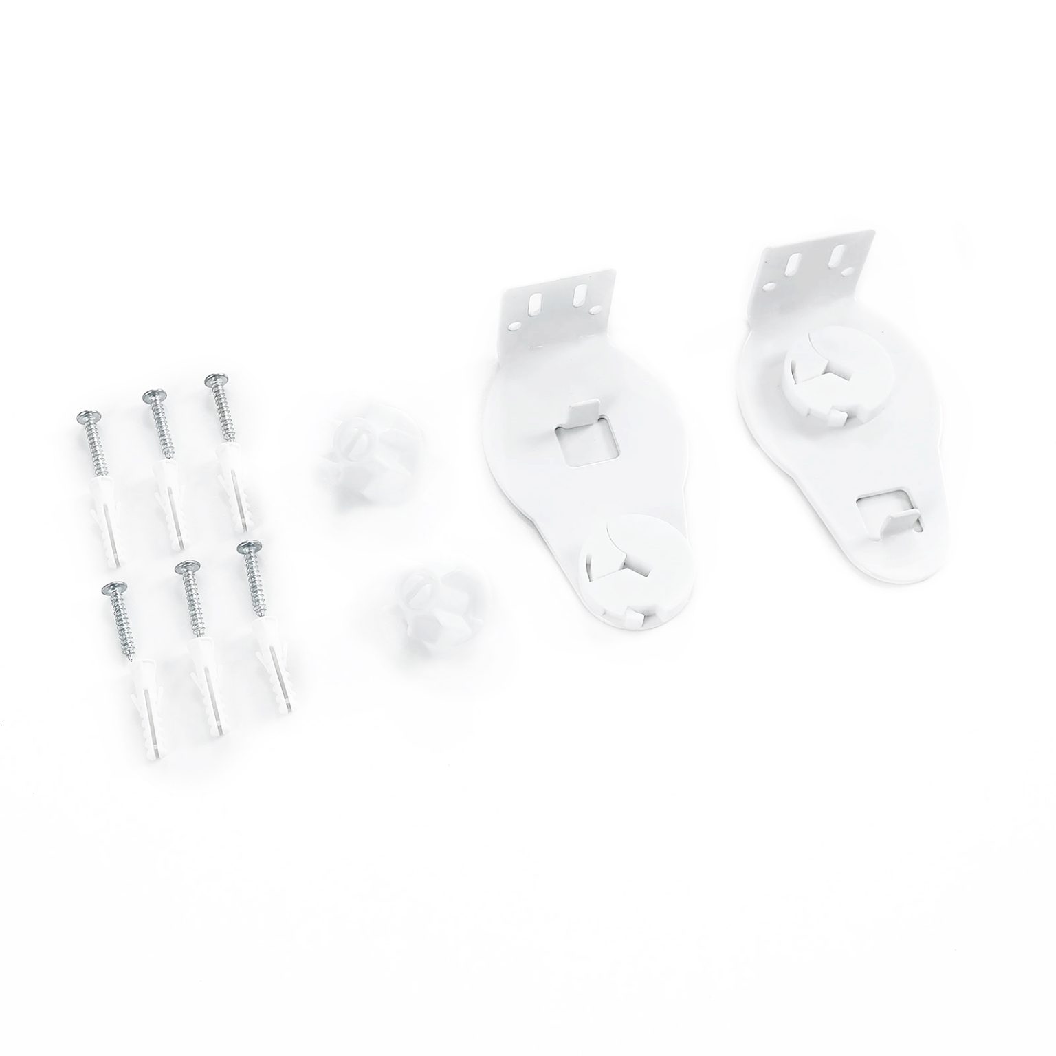 White Double Roller Blind Bracket Smart Home Products White double roller blind bracket smart home products