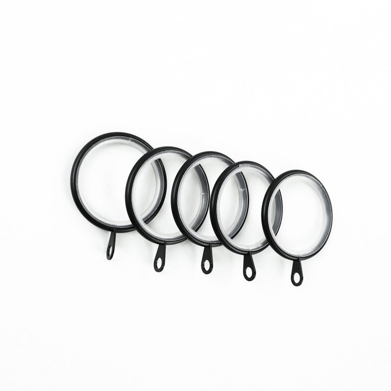 Black Curtain Rod Rings Smart Home Products