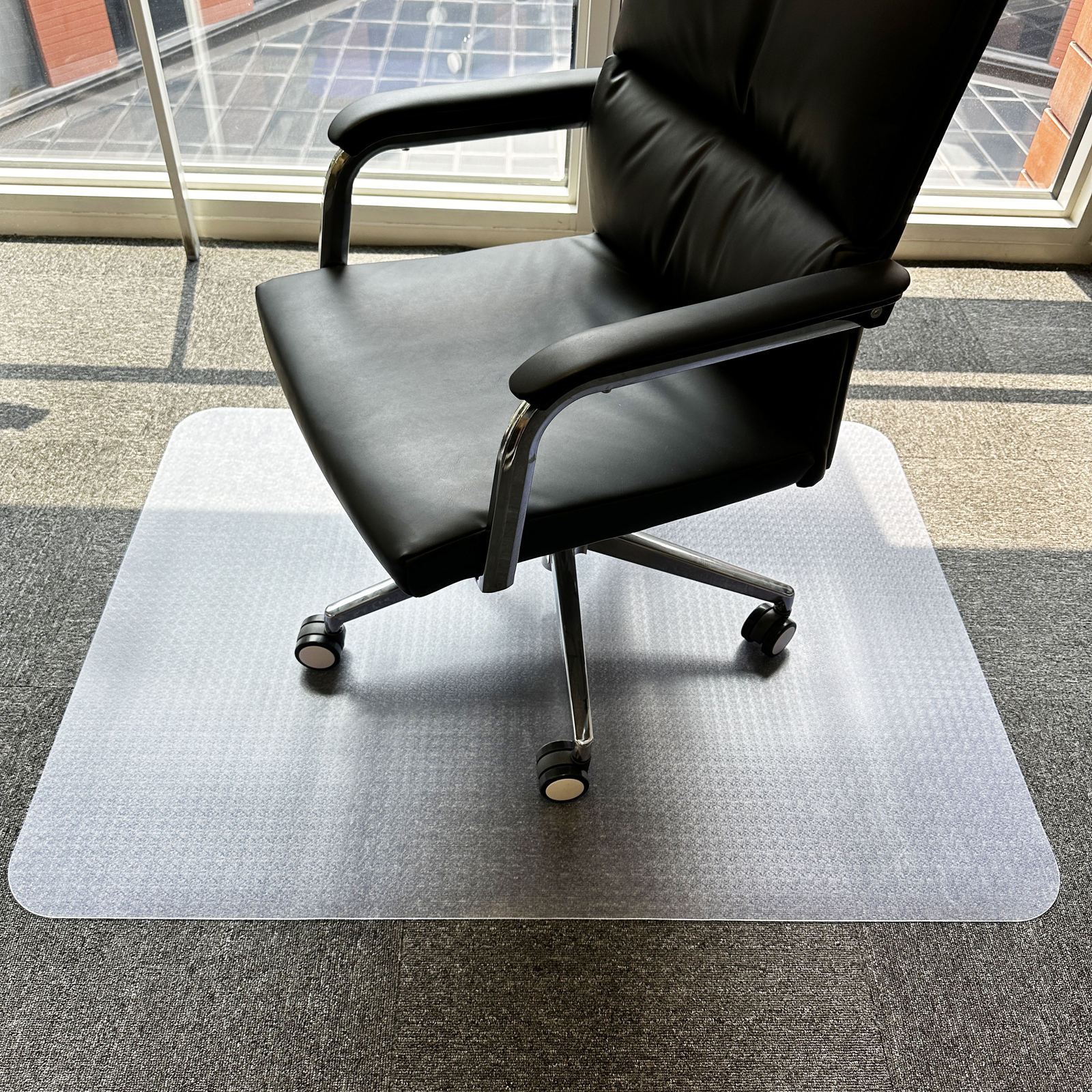 Pile Carpet Chair Plastic Floor Protector Carpet Chair Computer