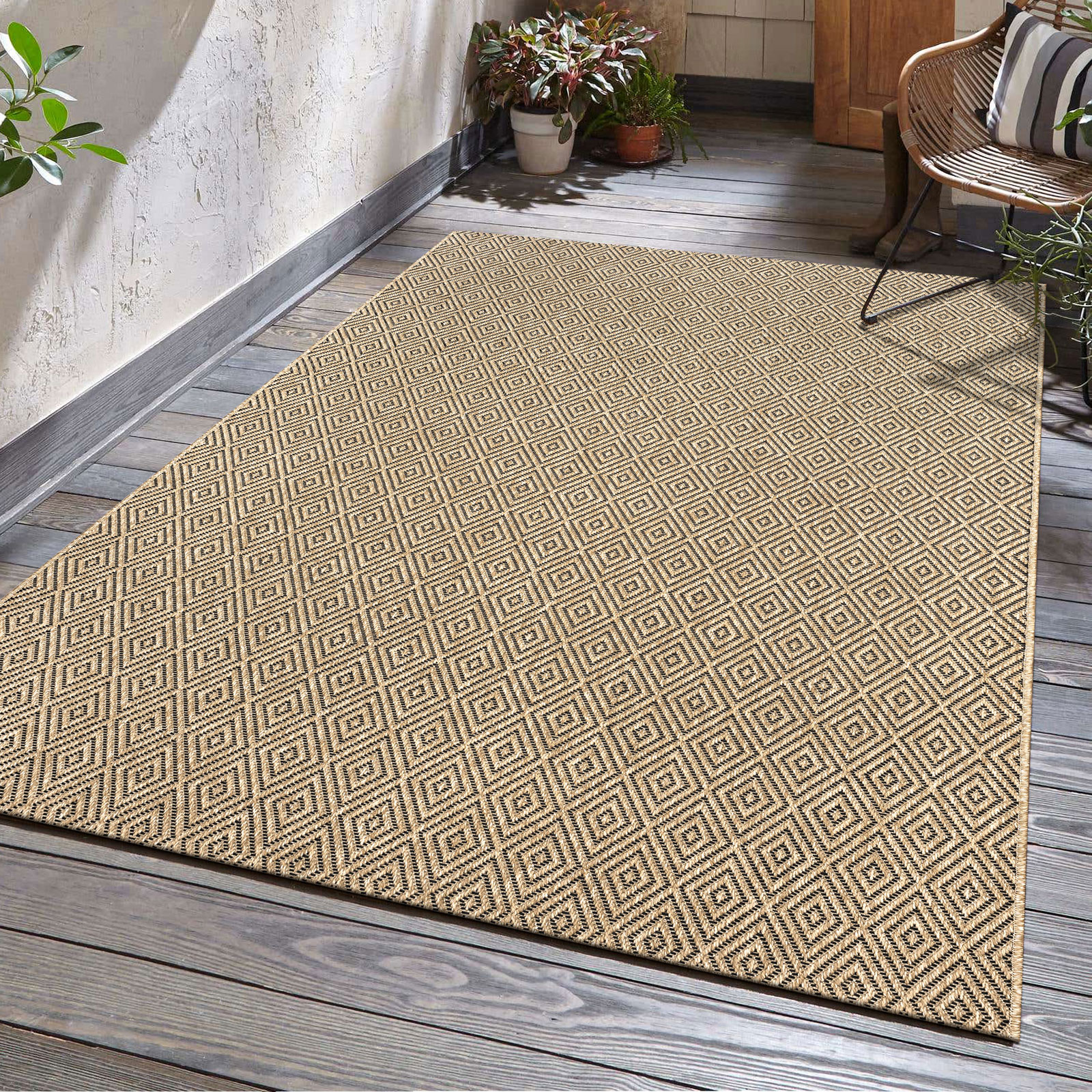 Carpet double cotton recycled grey 120/170 cm ethical on sale ecological comfortable and contemporary Scandinavian design